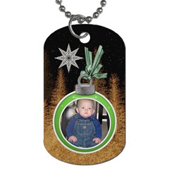 Christmas Star 2-sided Dog Tag - Dog Tag (Two Sides)