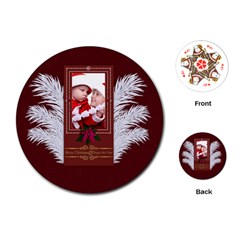 xmas - Playing Cards Single Design (Round)