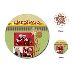 xmas - Playing Cards Single Design (Round)