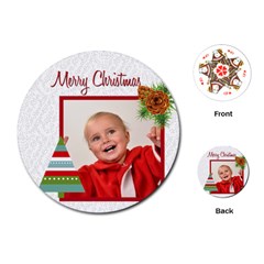 xmas - Playing Cards Single Design (Round)