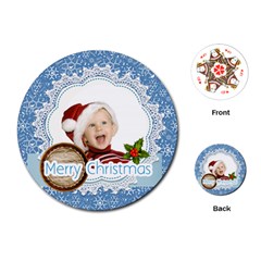 xmas - Playing Cards Single Design (Round)