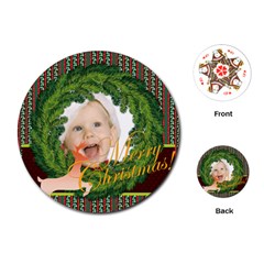 xmas - Playing Cards Single Design (Round)