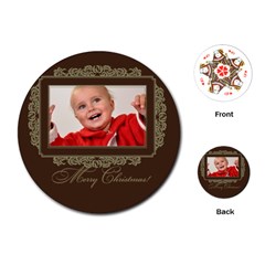 xmas - Playing Cards Single Design (Round)