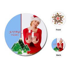 xmas - Playing Cards Single Design (Round)