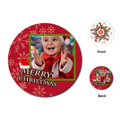 xmas - Playing Cards Single Design (Round)