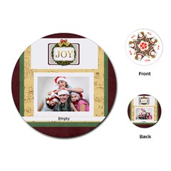 xmas - Playing Cards Single Design (Round)