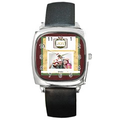 xmas - Square Metal Watch