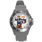 Large Sports Watch_Auburn University - Round Plastic Sport Watch (L)