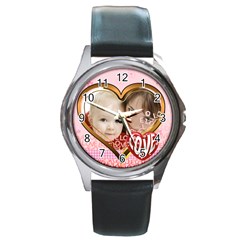 love - Round Metal Watch