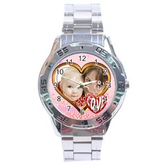 love - Stainless Steel Analogue Watch