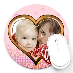 love - Round Mousepad