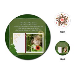 xmas - Playing Cards Single Design (Round)