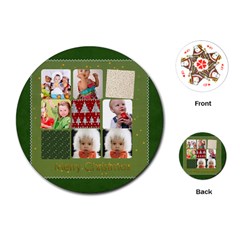 xmas - Playing Cards Single Design (Round)