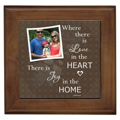 Home Framed Tile