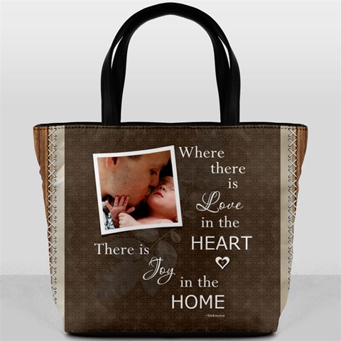 Love In Home Bucket Bag By Lil Front