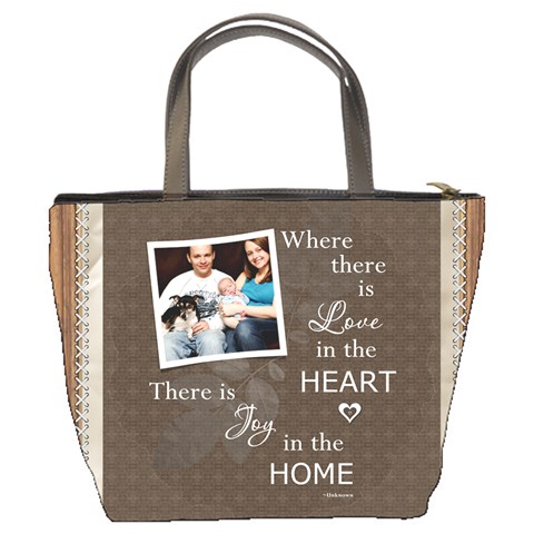Love In Home Bucket Bag By Lil Back