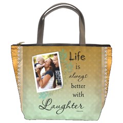 Laughter Bucket Bag