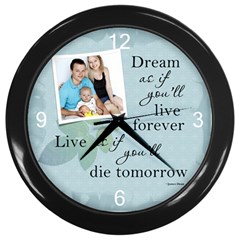 Dream Wall Clock - Wall Clock (Black)