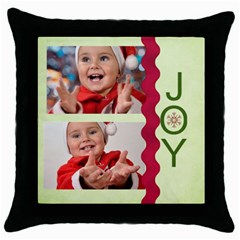 xmas - Throw Pillow Case (Black) xmas - Throw Pillow Case (Black)