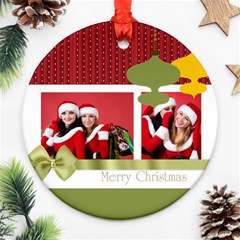 xmas - Round Ornament (Two Sides) xmas - Round Ornament (Two Sides)