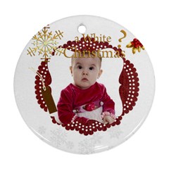 xmas - Round Ornament (Two Sides)