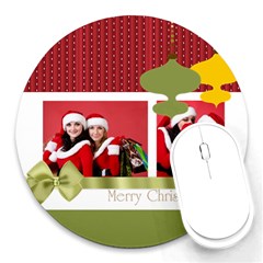 xmas - Round Mousepad