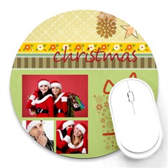 xmas - Round Mousepad