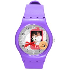 xmas - Round Plastic Sport Watch (M)