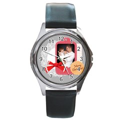 xmas - Round Metal Watch