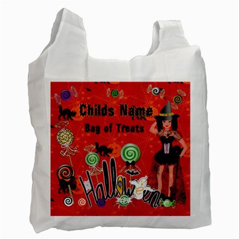 Childs Halloween Bag For Treats And Sweets By Claire Mcallen Front