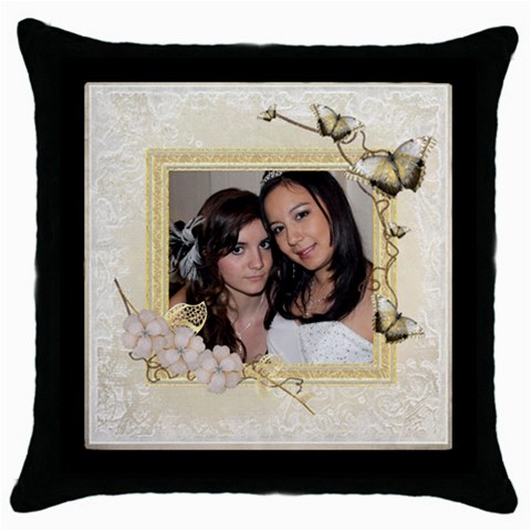 Butterfly Throw Pillow By Catvinnat Front