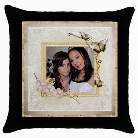 Butterfly Throw Pillow By Catvinnat Front