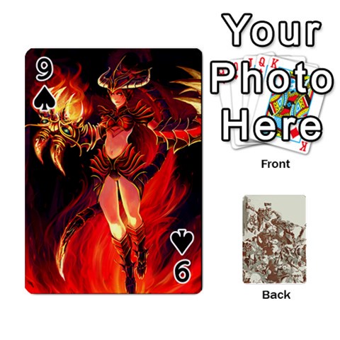 League Cards :d By Keane Front - Spade9