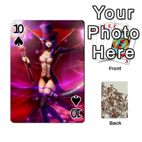 League Cards :d By Keane Front - Spade10