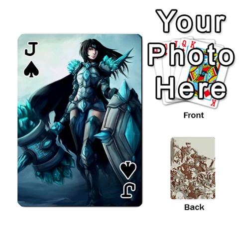 Jack League Cards :d By Keane Front - SpadeJ