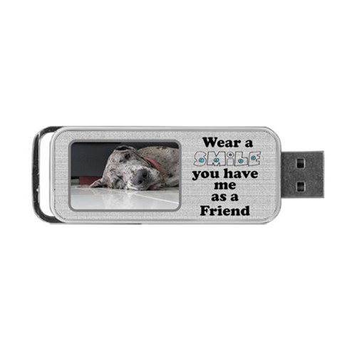 Smile Portable Usb Flash By Deborah Front