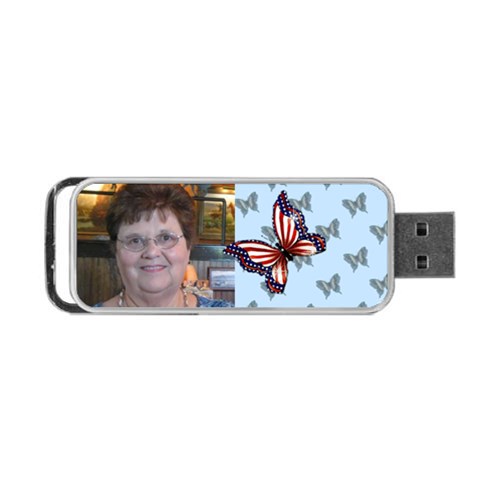 Butterfly Portable Usb 2 Sides By Kim Blair Front
