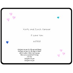 Kaity and Zach - Fleece Blanket (Medium)