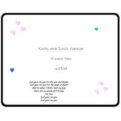 Kaity and Zach - Fleece Blanket (Medium)