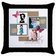 kids - Throw Pillow Case (Black) kids - Throw Pillow Case (Black)