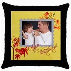 fall (5 styles) - Throw Pillow Case (Black) fall (5 styles) - Throw Pillow Case (Black)