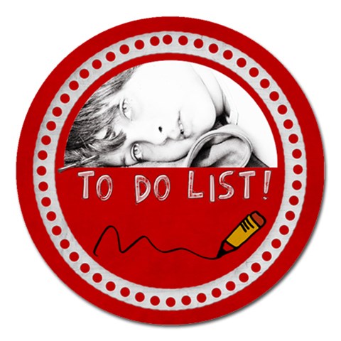 Magnet 5  To Do List By Deca Front