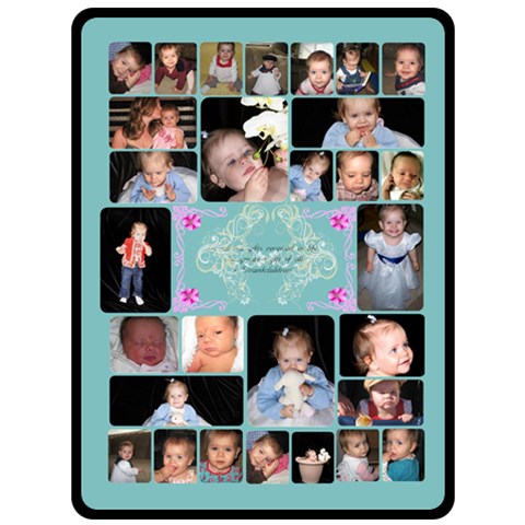 Grandchildren 5 By Birkie 80 x60  Blanket Front
