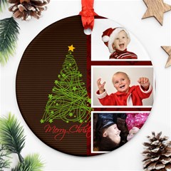 xmas - Round Ornament (Two Sides) xmas - Round Ornament (Two Sides)