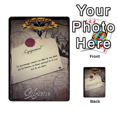 Cartes Arenes By Mark Front 40