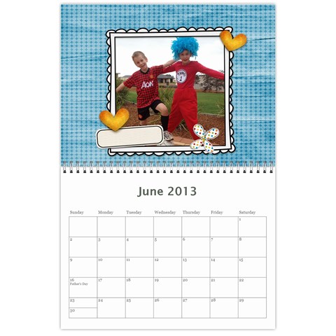 2013 Calender By Sandy Jun 2013