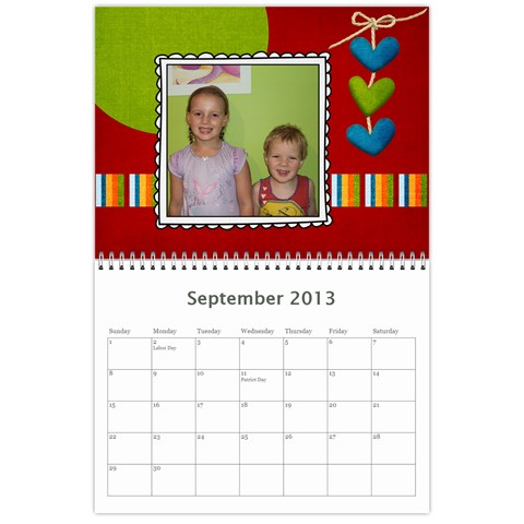 2013 Calender By Sandy Sep 2013