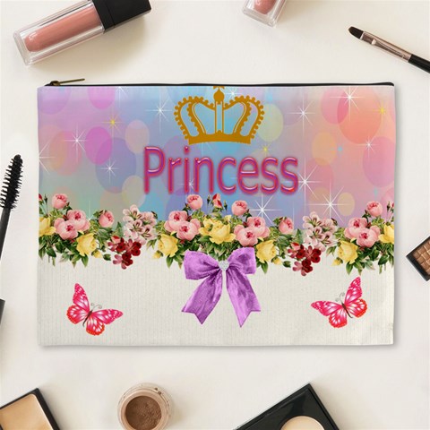 Princess Cosmetic Bag (xl) By Missy Front