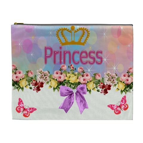 Princess Cosmetic Bag (xl) By Missy Front