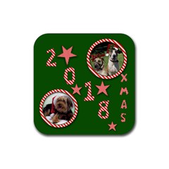 2018 Christmas Coaster - Rubber Coaster (Square)